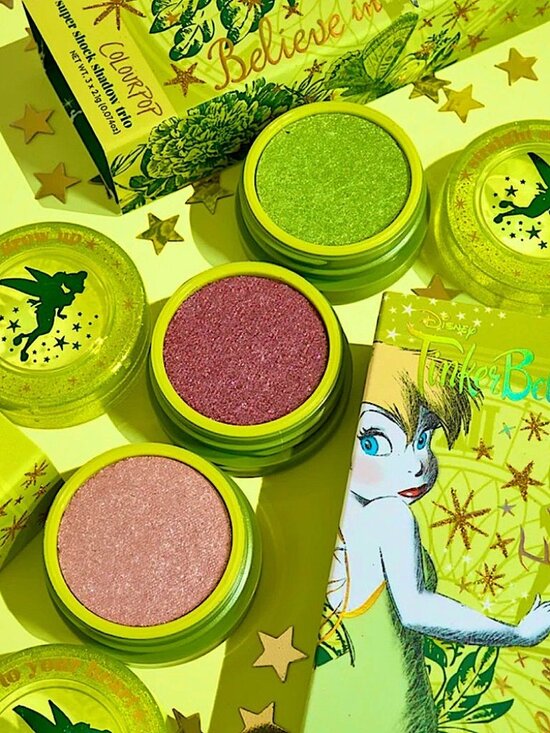 Colourpop Other - NEW *VAULTED* Colourpop X Disney Tinkerbell Super Shock Shadow Trio